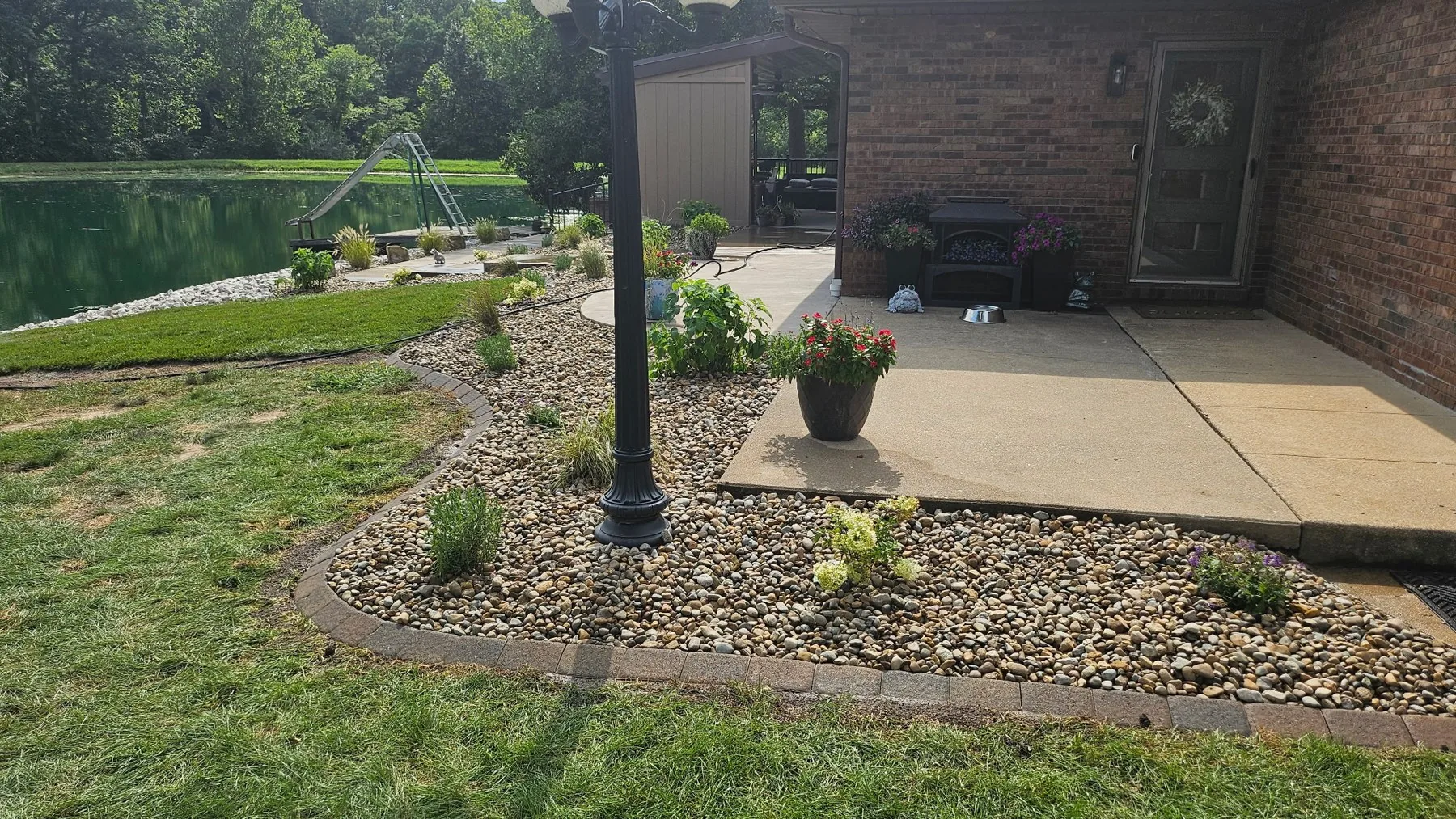 Paver patio and hardscape work by Main Street Lawn & Landscape in Illinois