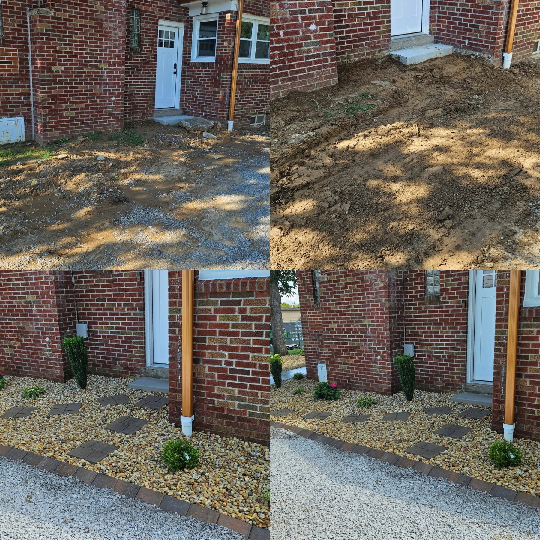 Landscaping and planting bed work by Main Street Lawn & Landscape in Illinois