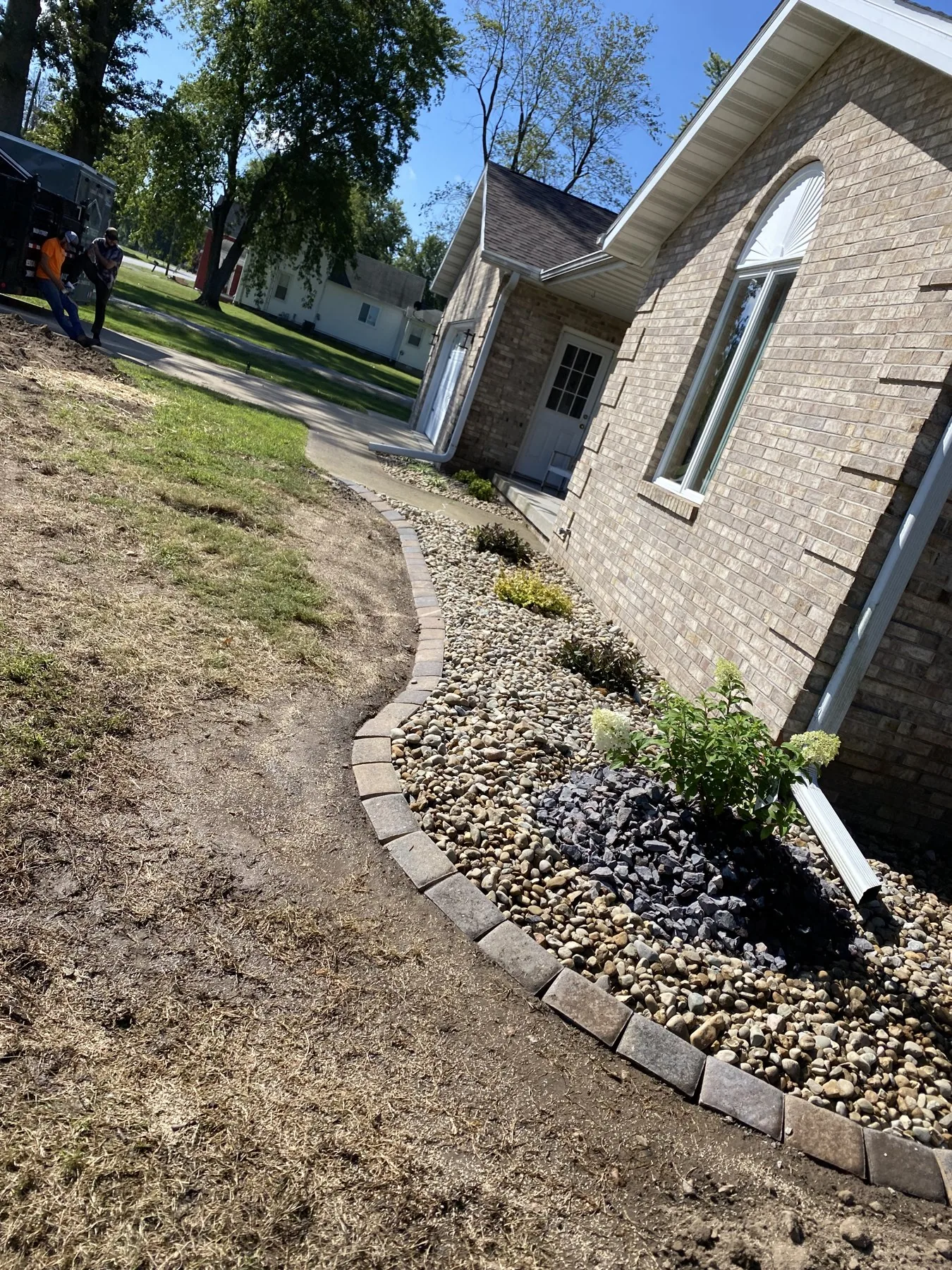 Landscaping and planting bed work by Main Street Lawn & Landscape in Illinois