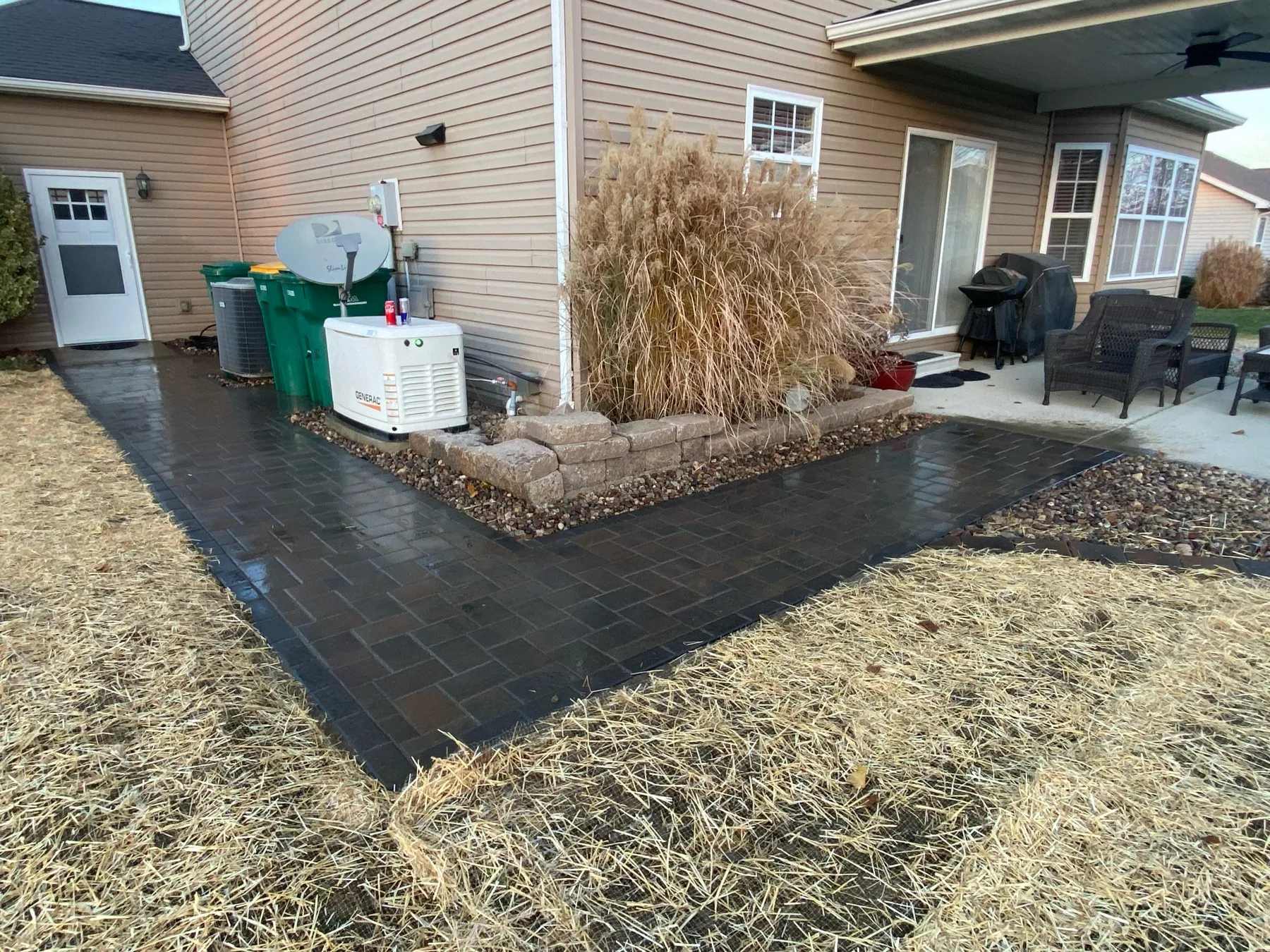 Paver patio and hardscape work by Main Street Lawn & Landscape in Illinois