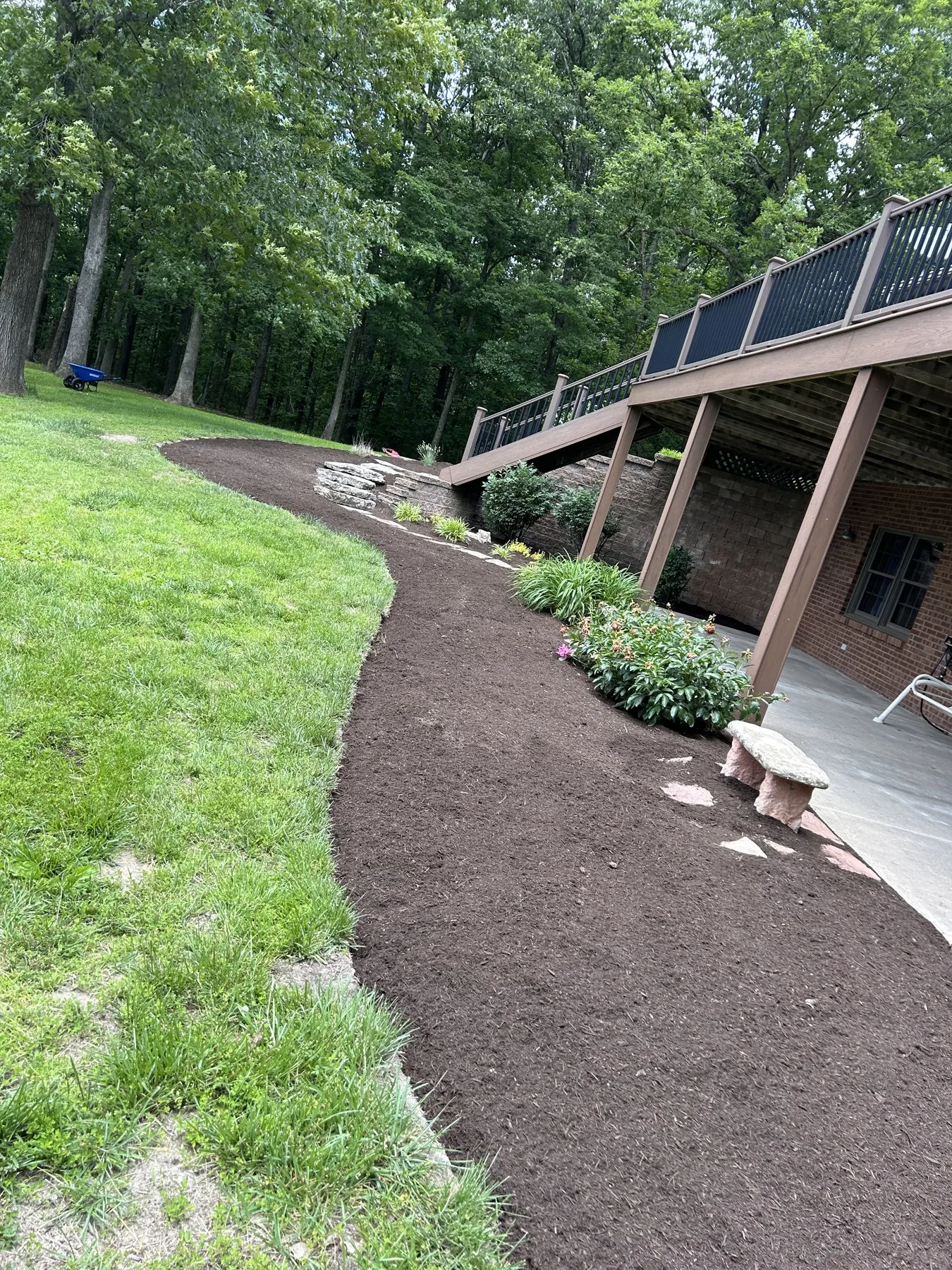 Paver patio and hardscape work by Main Street Lawn & Landscape in Illinois