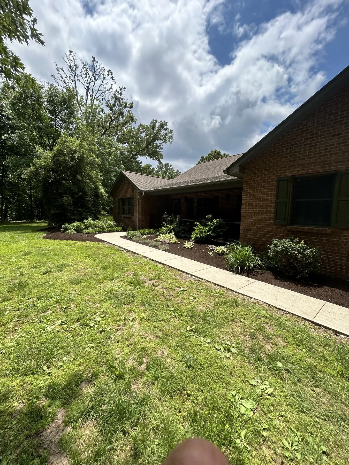 Landscaping and planting bed work by Main Street Lawn & Landscape in Illinois