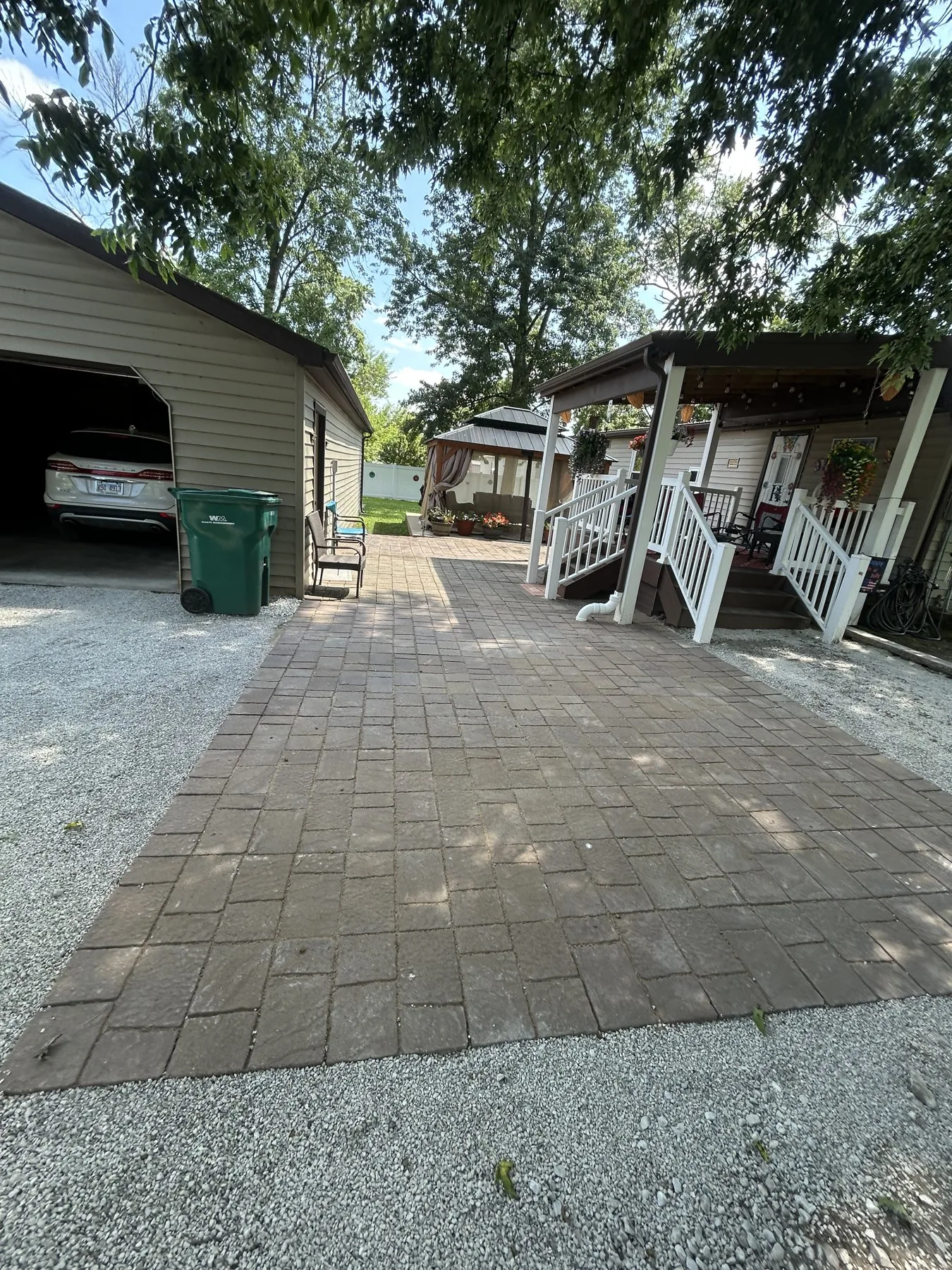 Paver patio and hardscape work by Main Street Lawn & Landscape in Illinois